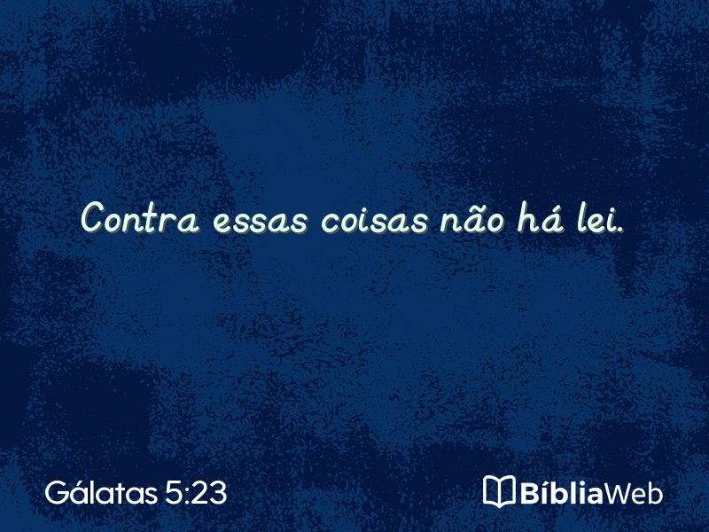 Gálatas 5:23 em imagem para compartilhar