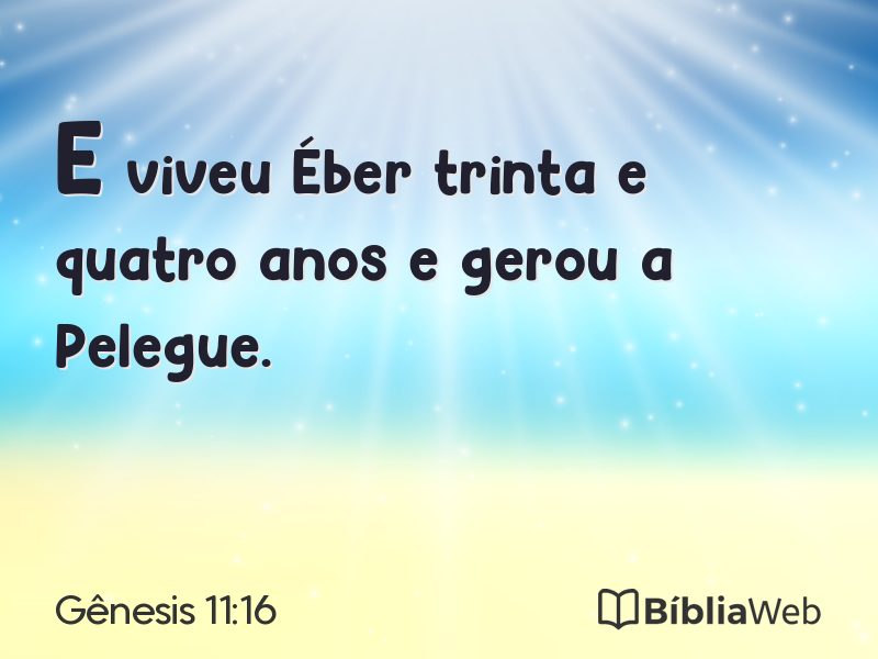 Gênesis 11:16 em imagem para compartilhar