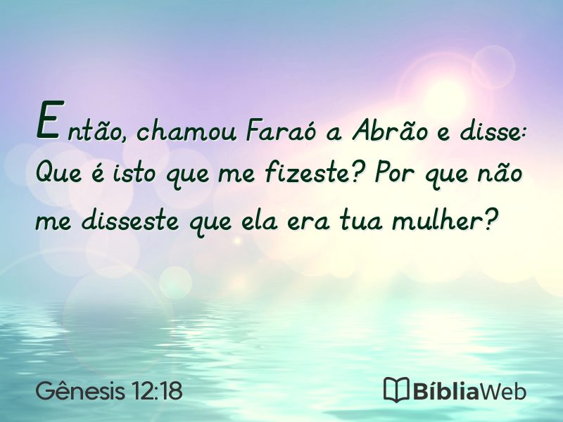 Gênesis 12:18 em imagem para compartilhar