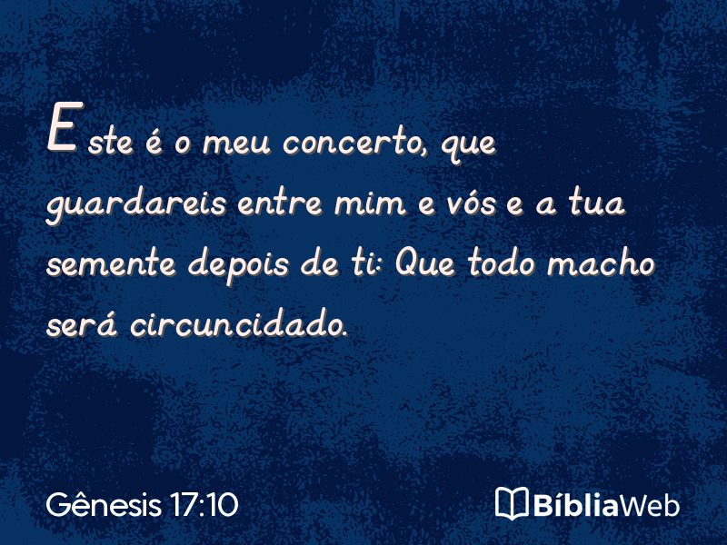 Gênesis 17:10 em imagem para compartilhar