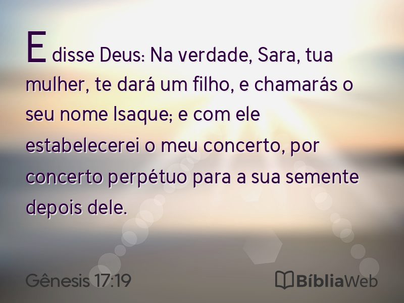 Gênesis 17:19 em imagem para compartilhar