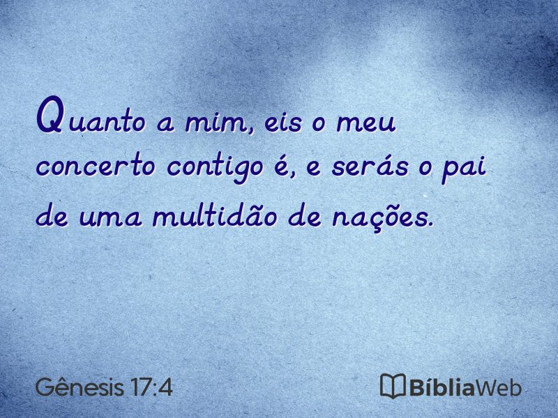 Gênesis 17:4 em imagem para compartilhar