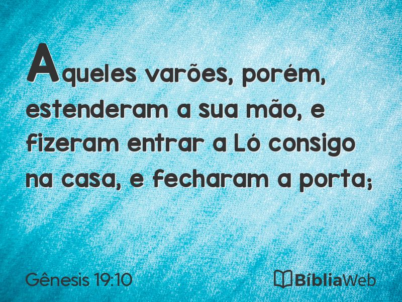 Gênesis 19:10 em imagem para compartilhar