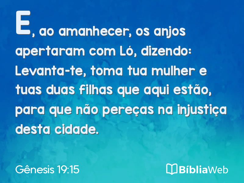 Gênesis 19:15 em imagem para compartilhar