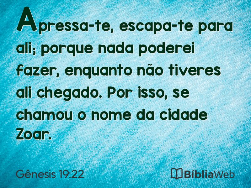 Gênesis 19:22 em imagem para compartilhar