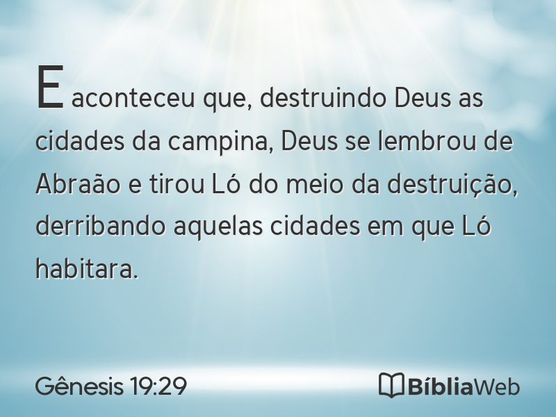 Gênesis 19:29 em imagem para compartilhar