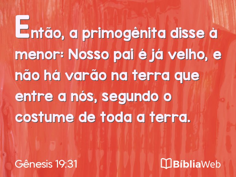 Gênesis 19:31 em imagem para compartilhar