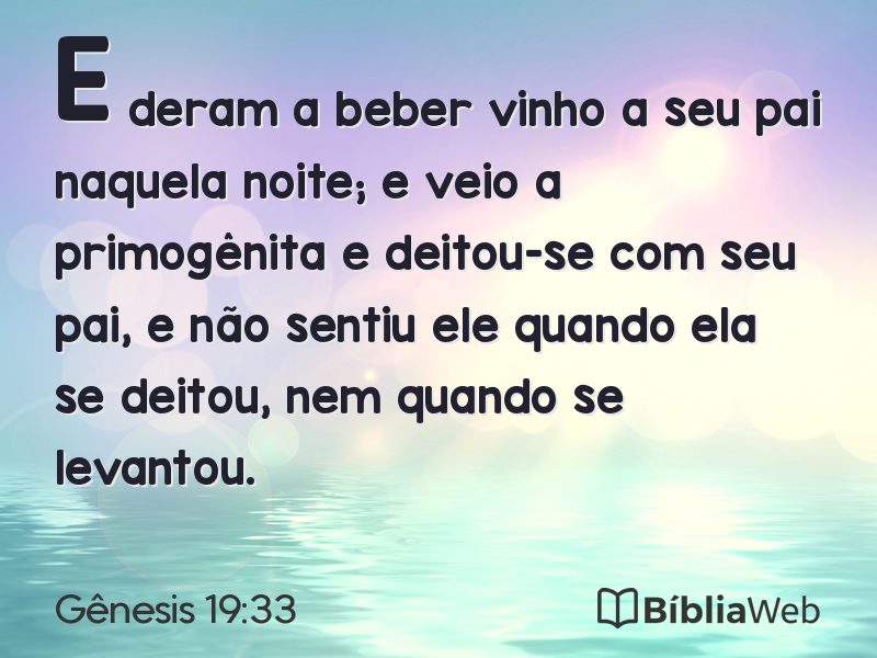 Gênesis 19:33 em imagem para compartilhar