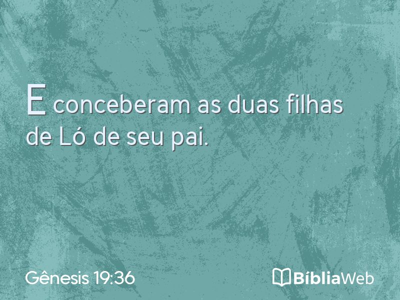 Gênesis 19:36 em imagem para compartilhar