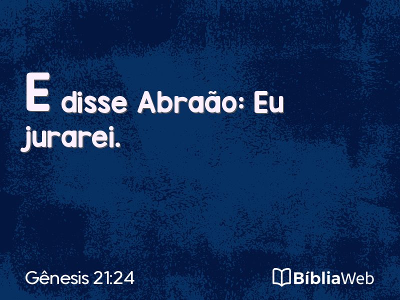Gênesis 21:24 em imagem para compartilhar