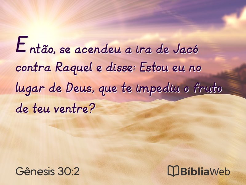 Gênesis 30:2 em imagem para compartilhar