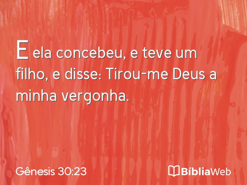 Gênesis 30:23 em imagem para compartilhar