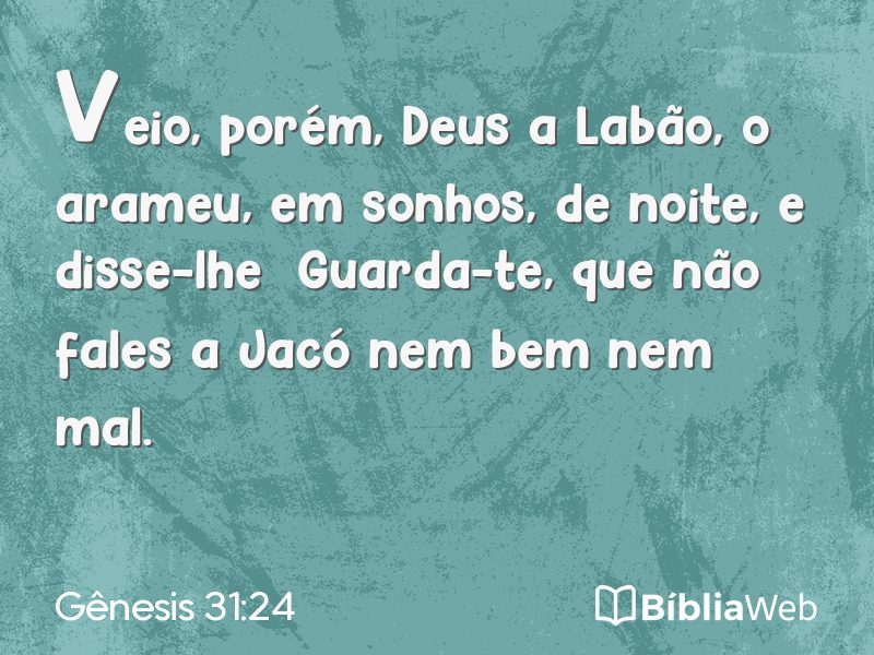Gênesis 31:24 em imagem para compartilhar