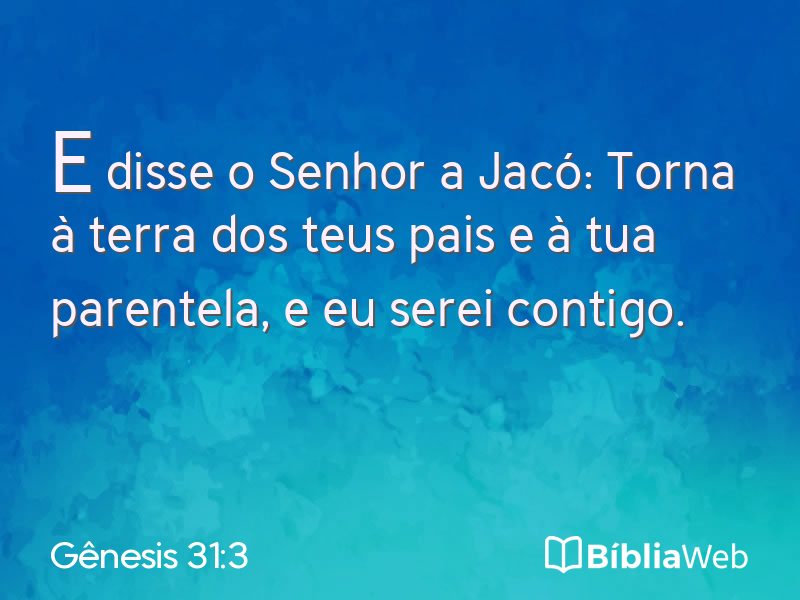 Gênesis 31:3 em imagem para compartilhar