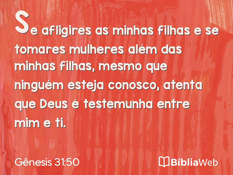 Gênesis 31:50 em imagem para compartilhar