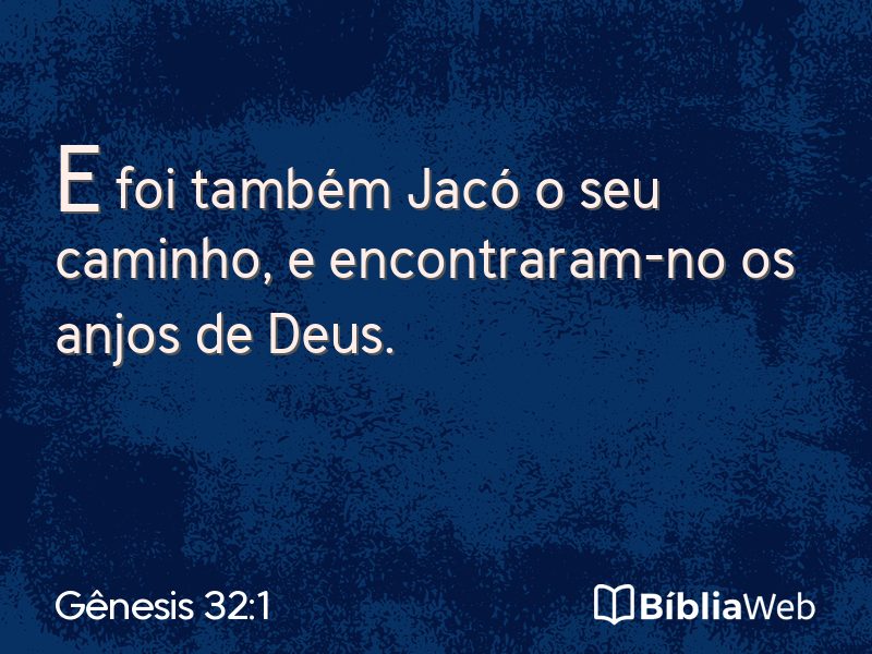 Gênesis 32:1 em imagem para compartilhar