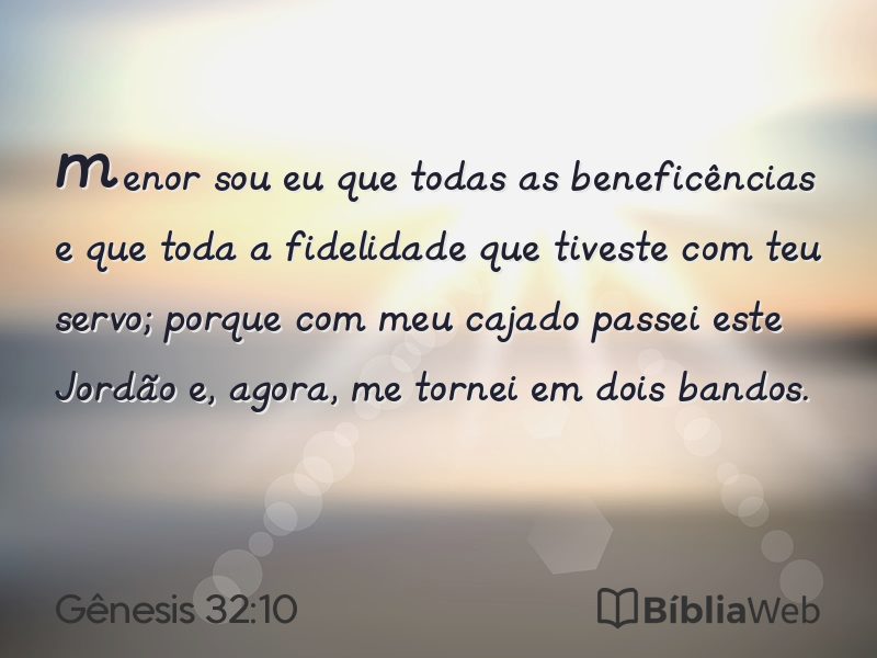Gênesis 32:10 em imagem para compartilhar