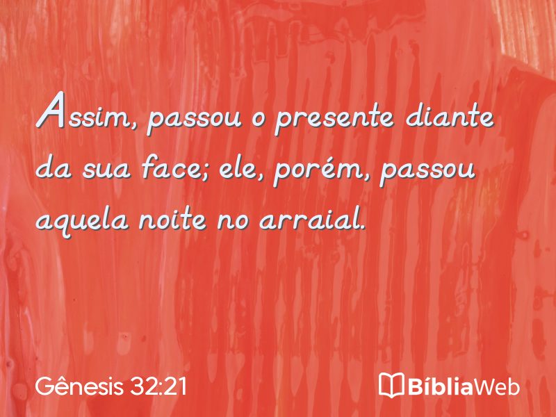 Gênesis 32:21 em imagem para compartilhar