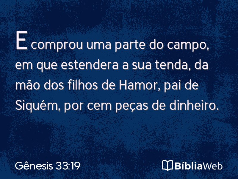 Gênesis 33:19 em imagem para compartilhar
