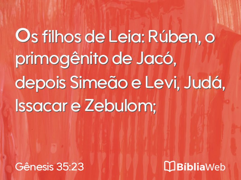 Gênesis 35:23 em imagem para compartilhar