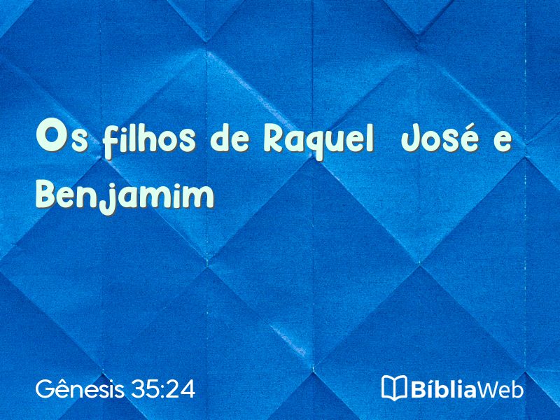 Gênesis 35:24 em imagem para compartilhar