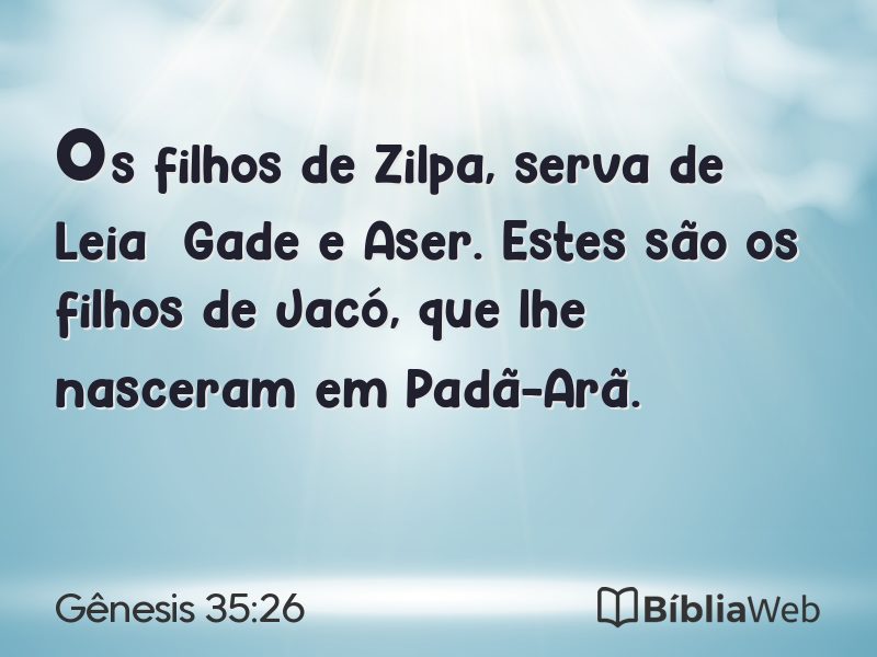 Gênesis 35:26 em imagem para compartilhar