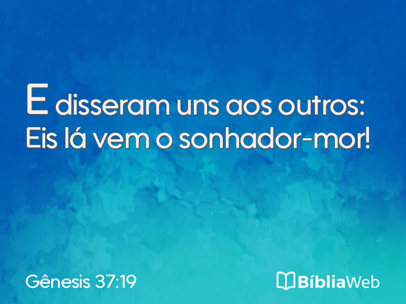 Gênesis 37:19 em imagem para compartilhar