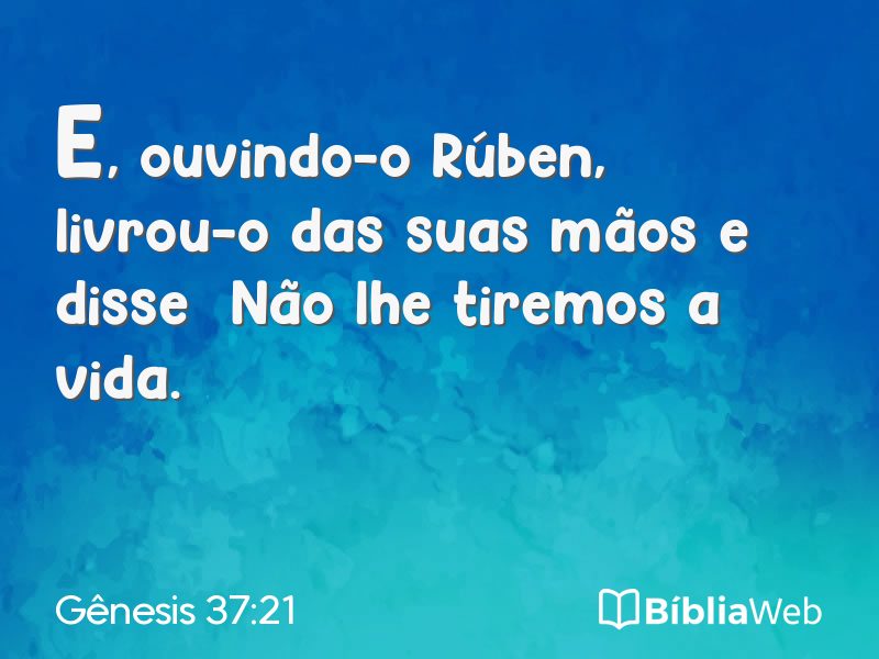 Gênesis 37:21 em imagem para compartilhar