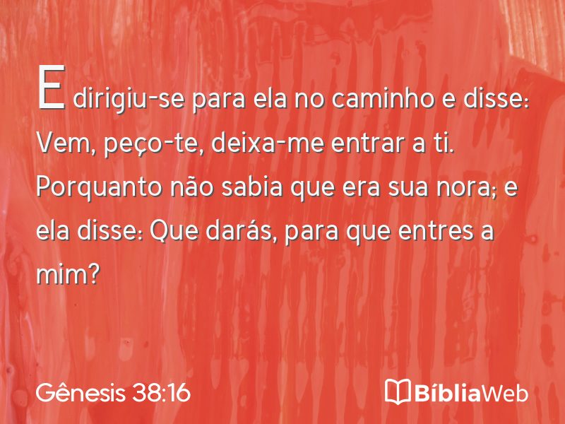 Gênesis 38:16 em imagem para compartilhar