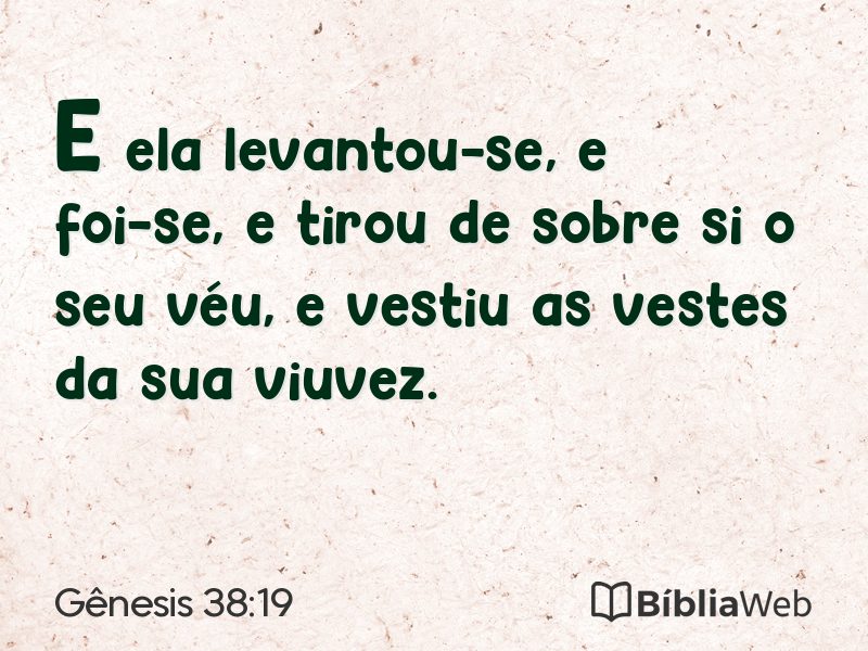 Gênesis 38:19 em imagem para compartilhar
