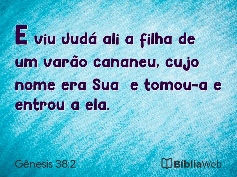 Gênesis 38:2 em imagem para compartilhar
