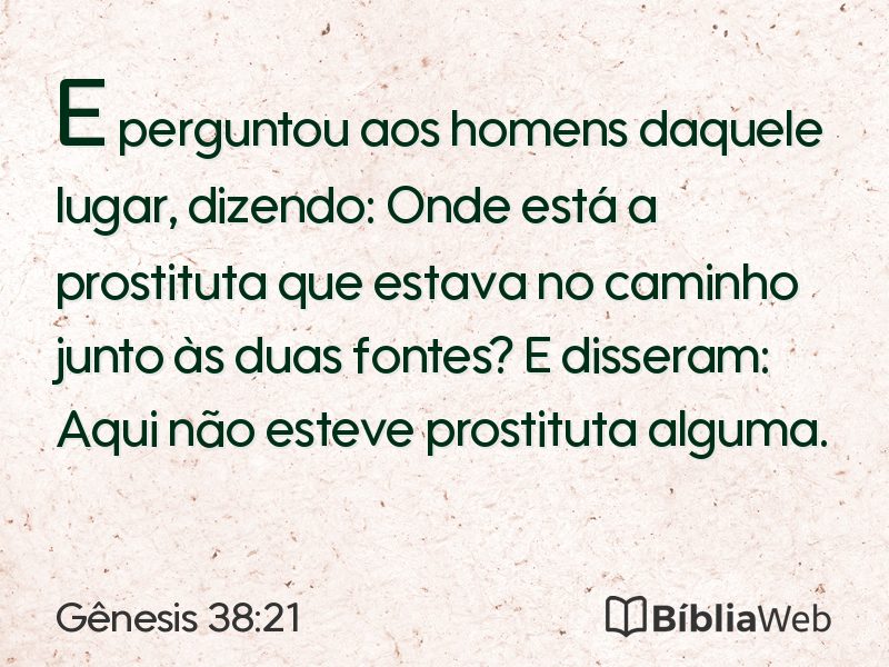 Gênesis 38:21 em imagem para compartilhar
