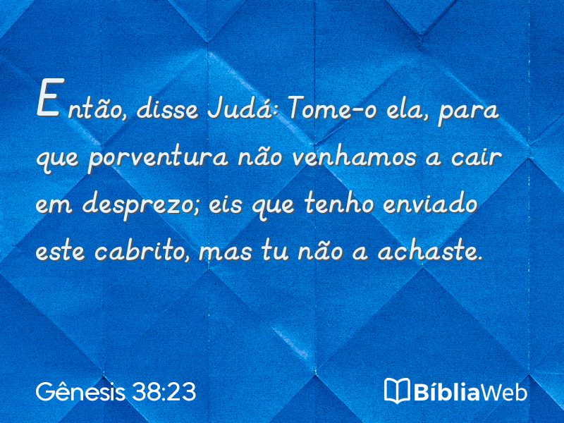 Gênesis 38:23 em imagem para compartilhar
