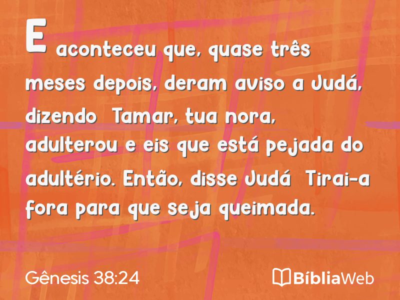 Gênesis 38:24 em imagem para compartilhar