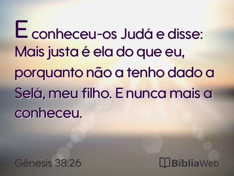 Gênesis 38:26 em imagem para compartilhar