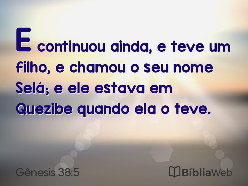 Gênesis 38:5 em imagem para compartilhar