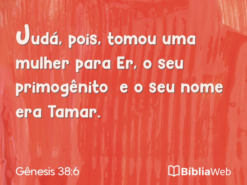 Gênesis 38:6 em imagem para compartilhar
