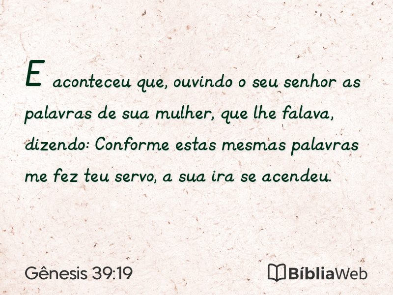 Gênesis 39:19 em imagem para compartilhar