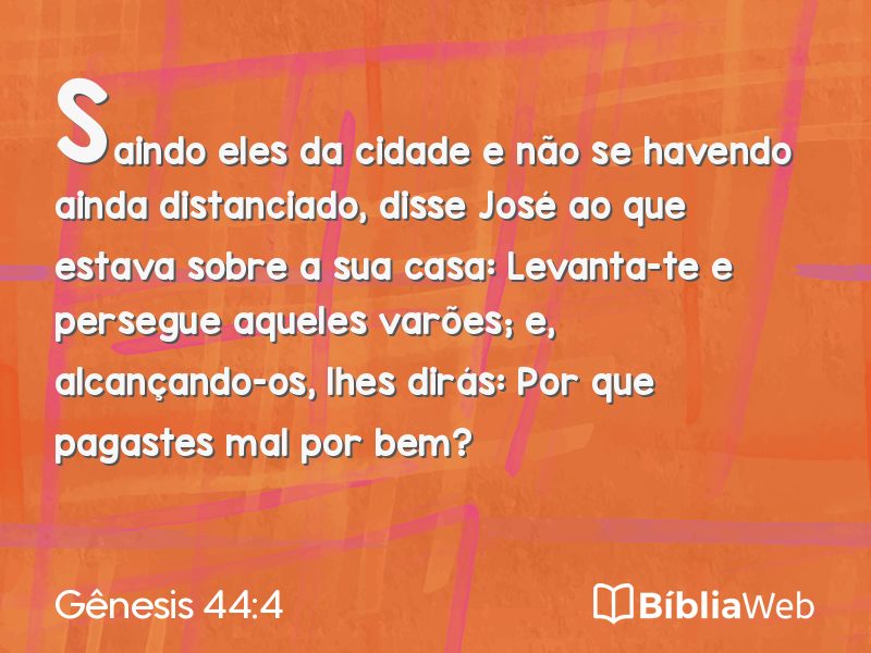 Gênesis 44:4 em imagem para compartilhar