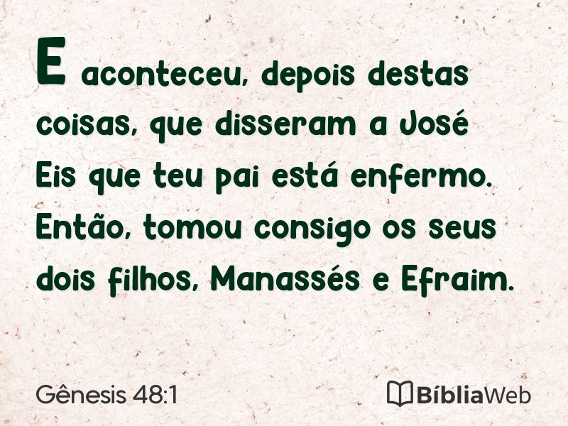 Gênesis 48:1 em imagem para compartilhar