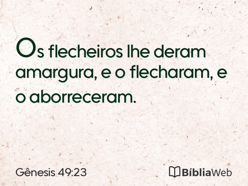 Gênesis 49:23 em imagem para compartilhar