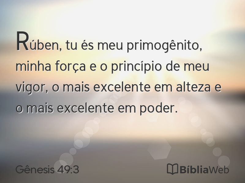 Gênesis 49:3 em imagem para compartilhar