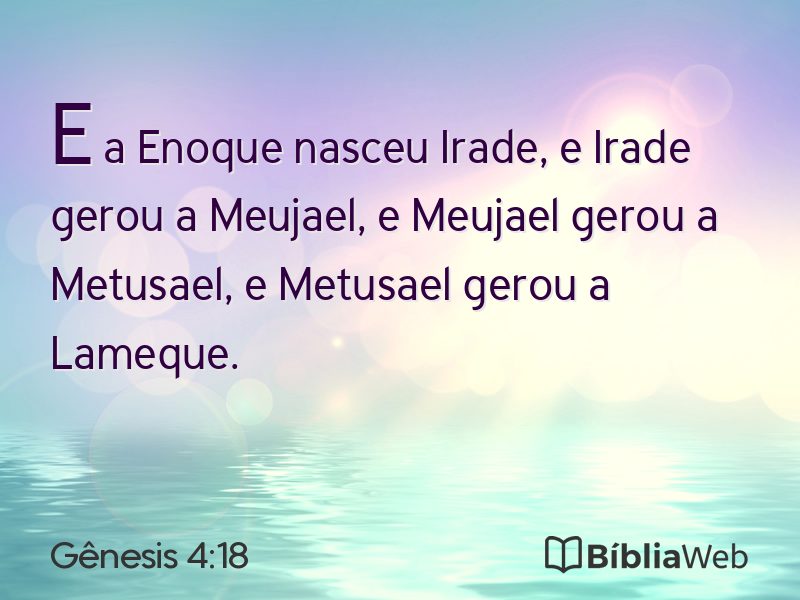 Gênesis 4:18 em imagem para compartilhar