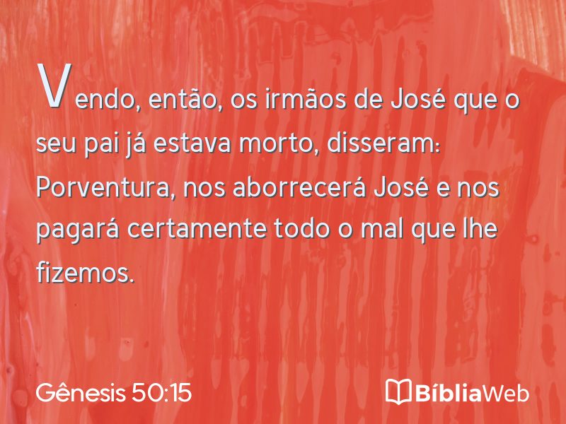 Gênesis 50:15 em imagem para compartilhar