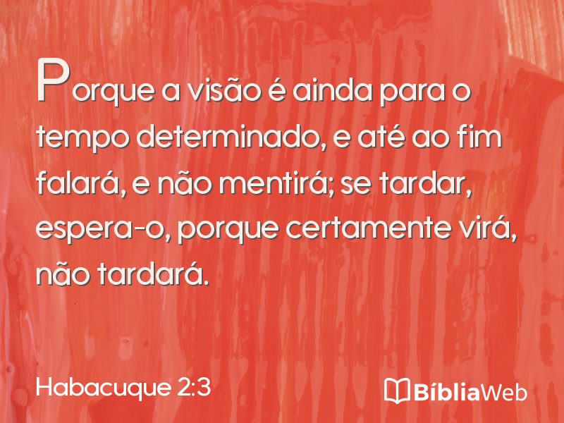 Habacuque 2:3 em imagem para compartilhar