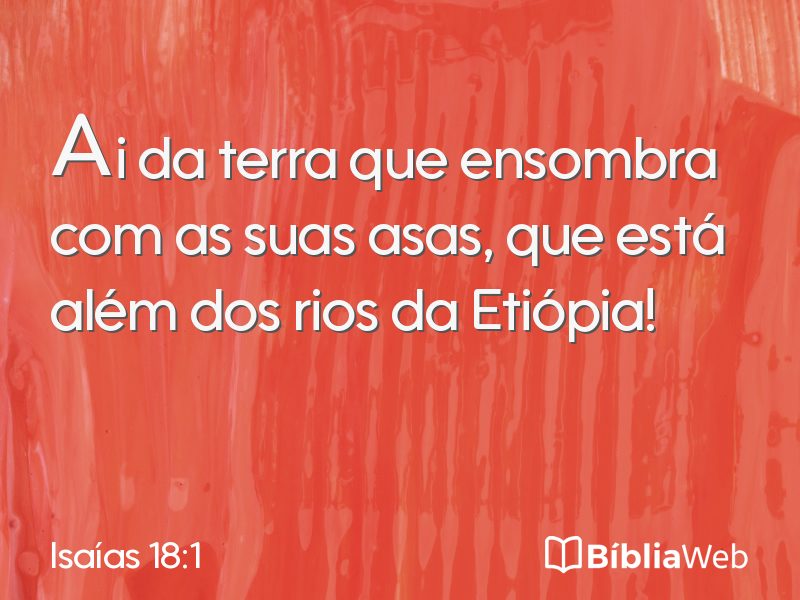 Isaías 18:1 em imagem para compartilhar