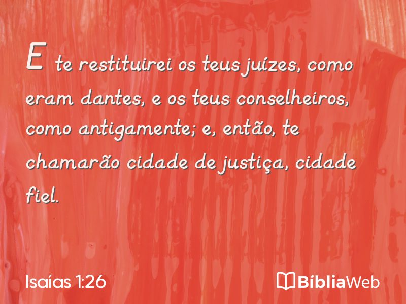 Isaías 1:26 em imagem para compartilhar