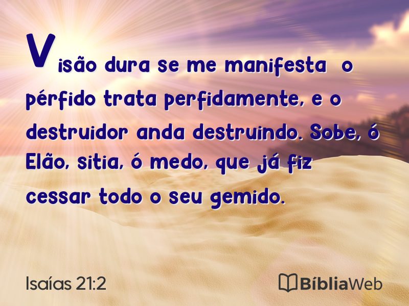 Isaías 21:2 em imagem para compartilhar