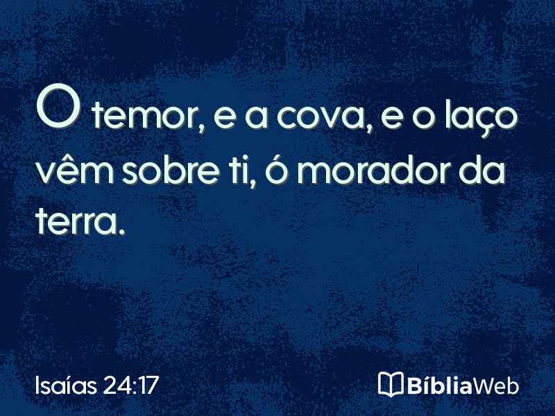 Isaías 24:17 em imagem para compartilhar