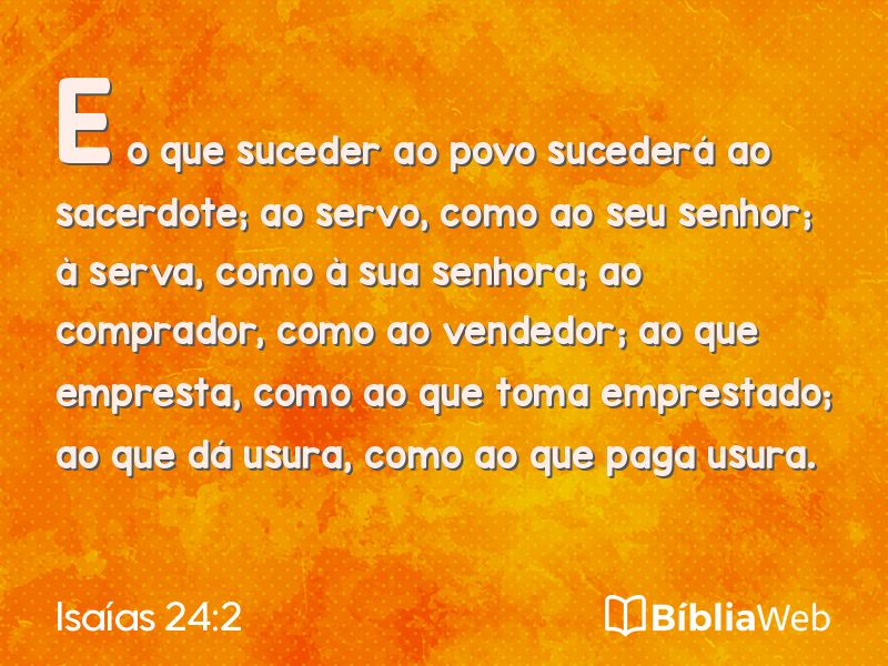 Isaías 24:2 em imagem para compartilhar